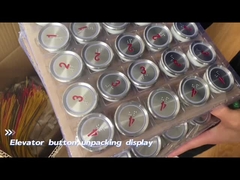 37.2 मिमी गोल लिफ्ट बटन लिफ्ट स्पेयर पार्ट्स लिफ्ट दबाएँ बटन