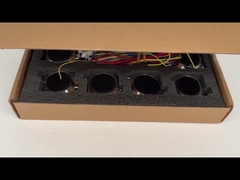 उच्च परिभाषा पृष्ठभूमि गोल स्पर्श बटन 1.28 इंच लिफ्ट भागों के लिए कस्टम मंजिल लिफ्ट बटन